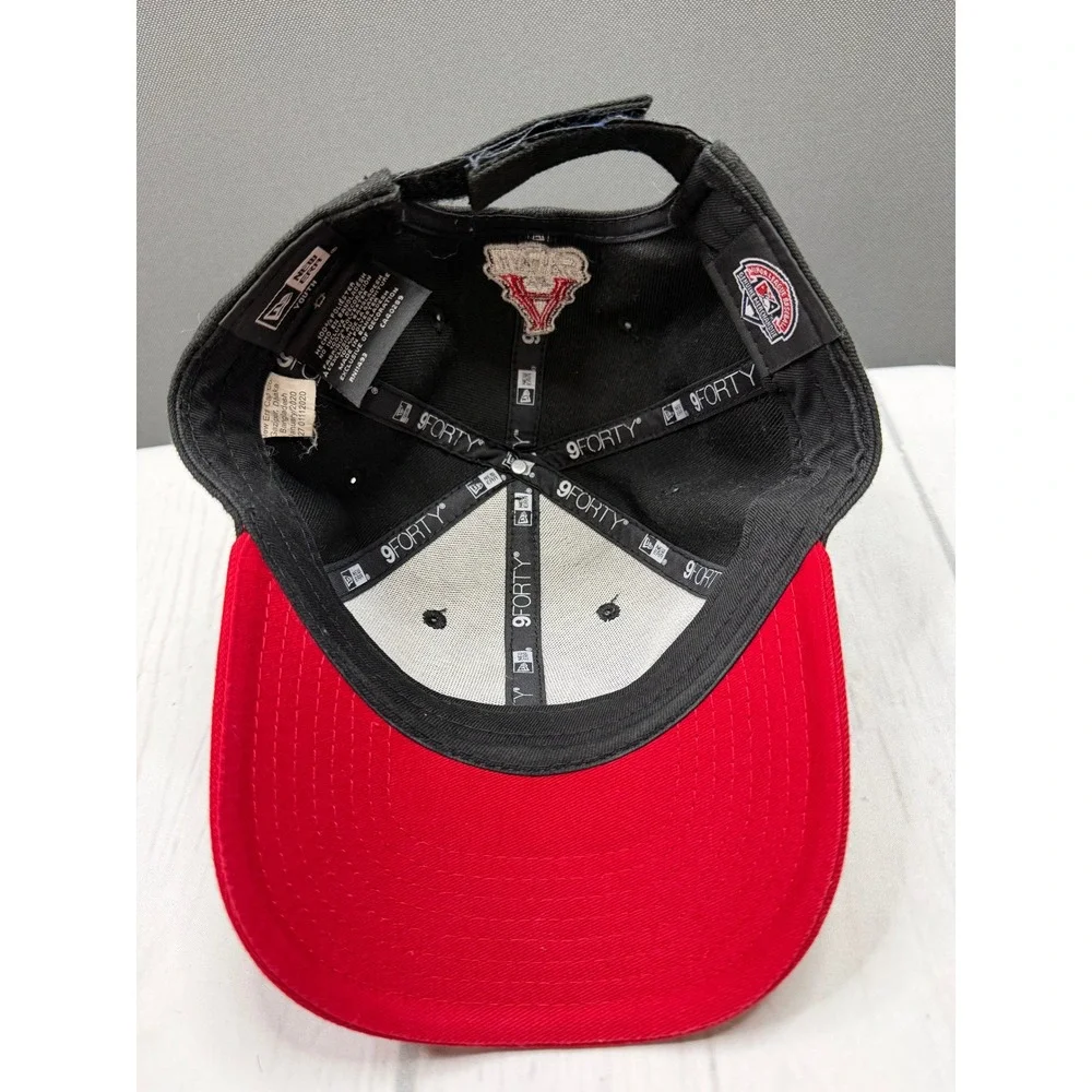 New Era Arkansas Travelers Baseball Cap‎ Youth Black Red 9FORTY Adjustable OSFM